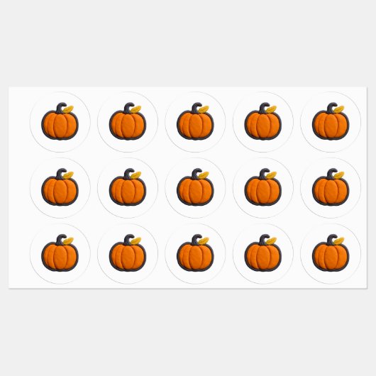 PumpkinLabels Etiketten (Blatt)