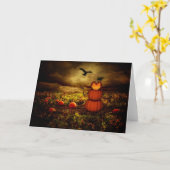 Pumpkinman Karte (Gelbe Blume)