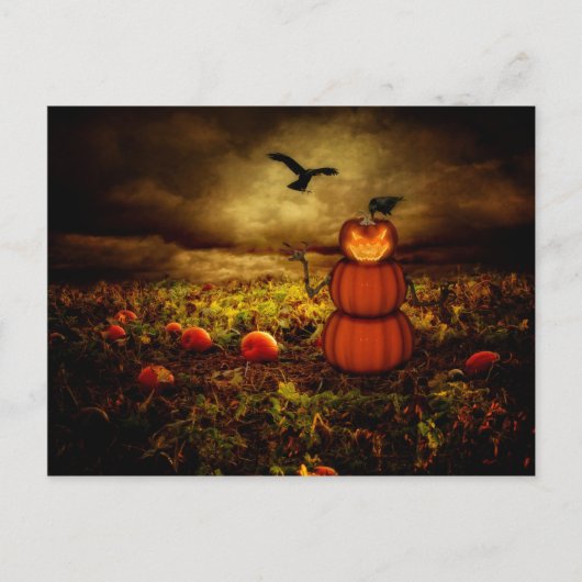 Pumpkinman Postkarte (Vorderseite)