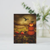 Pumpkinman Postkarte (Stehend Vorderseite)