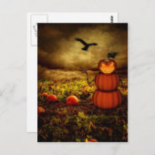 Pumpkinman Postkarte (Vorne/Hinten)