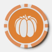 Pumpkinpflaster in Orange Pokerchips (Vorderseite)