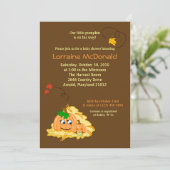 Pumpkins 12x18 Herbst Herbstdusche Einladung (Stehend Vorderseite)