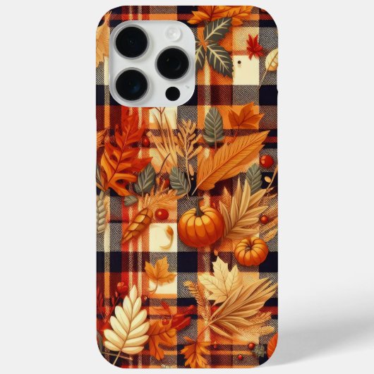 Pumpkins Ahorn Blätter Herbstplatten Case-Mate iPhone Hülle (Rückseite)