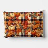 Pumpkins Ahorn Blätter Herbstplatten Zubehörtasche (Rückseite)