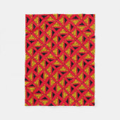 Pumpkins and Bats Halloween  Fleecedecke (Vorderseite)