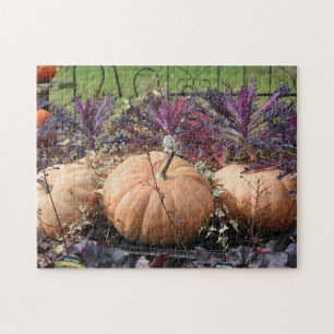 Pumpkins And Fall Plants Puzzle