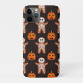 Pumpkins and Skeleton Gingerbread Halloween Design Case-Mate iPhone Hülle (Rückseite)