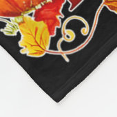 Pumpkins Apple Cider Warm Blankets Blätter Fall Ha Fleecedecke (Ecke)