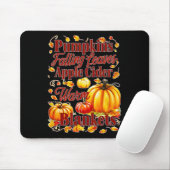 Pumpkins Apple Cider Warm Blankets Blätter Fall Ha Mousepad (Mit Mouse)