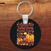 Pumpkins Apple Cider Warm Blankets Blätter Fall Ha Schlüsselanhänger (Vorderseite)