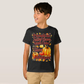 Pumpkins Apple Cider Warm Blankets Blätter Fall Ha T-Shirt (Vorne ganz)