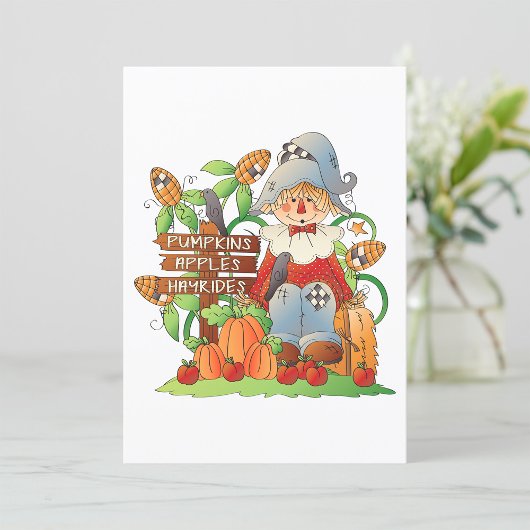 Pumpkins Apples Hayrides Einladung