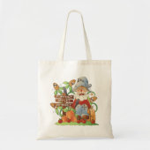Pumpkins Apples Hayrides Tote Bag Tragetasche (Vorne)