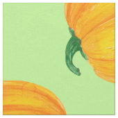 Pumpkins Aquarellmuster 2 Stoff (Nahaufnahme)