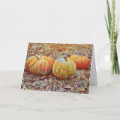 Pumpkins Art Note Card Karte (Vorderseite)