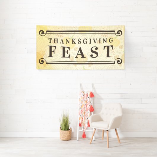 Pumpkins Autumn Fall Harvest Pattern Banner (Insitu)