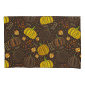 Pumpkins Autumn Fall Harvest Pattern Kissenbezug (Vorderseite-Links)
