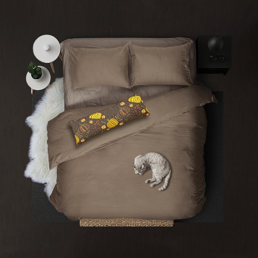 Pumpkins Autumn Fall Harvest Pattern Seitenschläferkissen