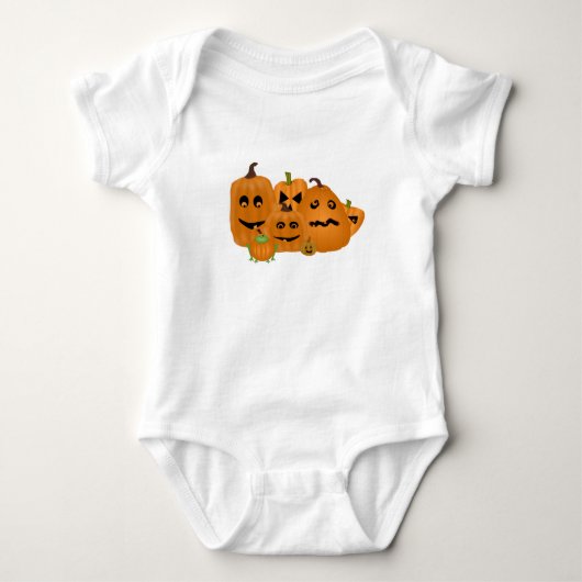 Pumpkins Baby Bodysuit Strampler (Vorderseite)