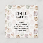 Pumpkins Baby Duschdusche Windelwanne Begleitkarte (Vorderseite)