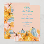 Pumpkins baby shower invitation einladung (Vorne/Hinten)
