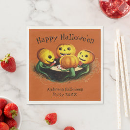 Pumpkins bei Cards Custom Halloween-Party Napkins Serviette