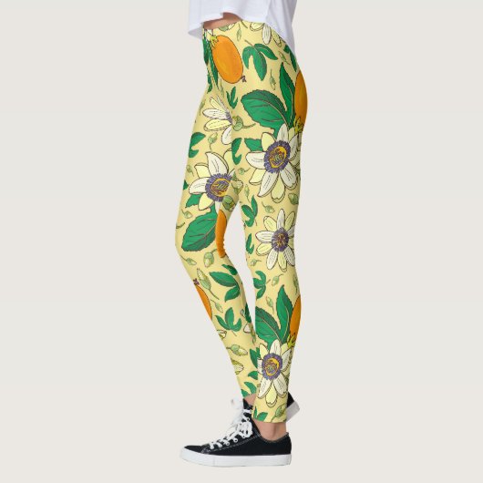 Pumpkins & Blätter: Herbsternte Leggings (Links)