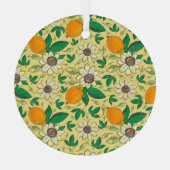 Pumpkins & Blätter: Herbsternte Ornament Aus Glas (Rückseite)