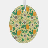Pumpkins & Blätter: Herbsternte Ornament Aus Glas (Vorderseite Rechts)