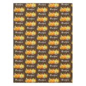 Pumpkins, Blätter und Foliage Tischdecke (Vorderseite)