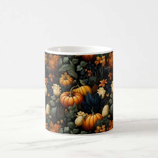 Pumpkins Blumenkunst Tasse (Mittel)
