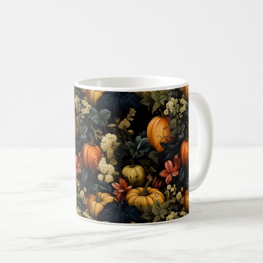 Pumpkins Blumenkunst Tasse (VorderseiteRechts)