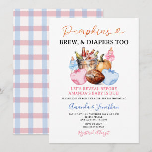 Pumpkins brennen & Diapers zu Geschlechtsverkehr o Einladung