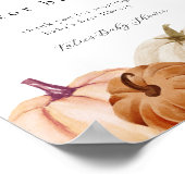 Pumpkins Bücher für Babysignatur Poster (Ecke)