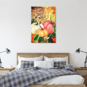 Pumpkins Canvas Print Leinwanddruck (Insitu (Schlafzimmer))