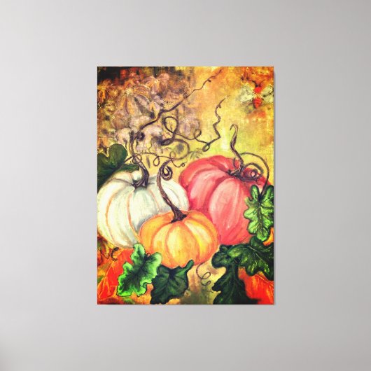 Pumpkins Canvas Print Leinwanddruck (Vorderseite)