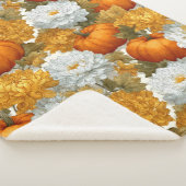Pumpkins & Chrysanthemas Fall Design Sherpadecke (3/4)