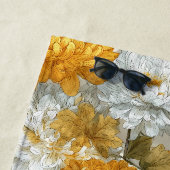 Pumpkins & Chrysanthemas Fall Design Strandtuch (Beispiel)