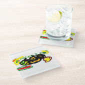 Pumpkins cool glasuntersetzer (Schrägansicht)