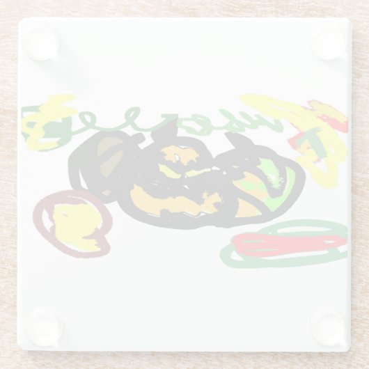 Pumpkins cool glasuntersetzer (Rückseite)