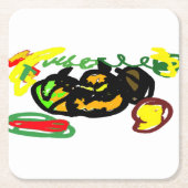 Pumpkins cool rechteckiger pappuntersetzer (Vorderseite)