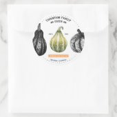 Pumpkins der Familie Tintenklemme Zeichnend Aufkle Runder Aufkleber (Tasche)