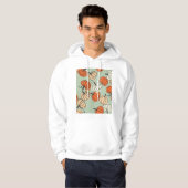 Pumpkins: Erntedank nahtlos Muster. Hoodie (Vorne ganz)