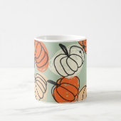 Pumpkins: Erntedank nahtlos Muster. Kaffeetasse (Mittel)