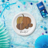 Pumpkins Erntedank Party Pappteller (Party)