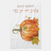 Pumpkins Fall Geschirrtuch (Vertikal)