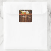 Pumpkins Festive Hochzeit im Herbst Danke Sticker (Tasche)