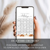 Pumpkins Finden Sie die Baby Bingo Game Card Einladung