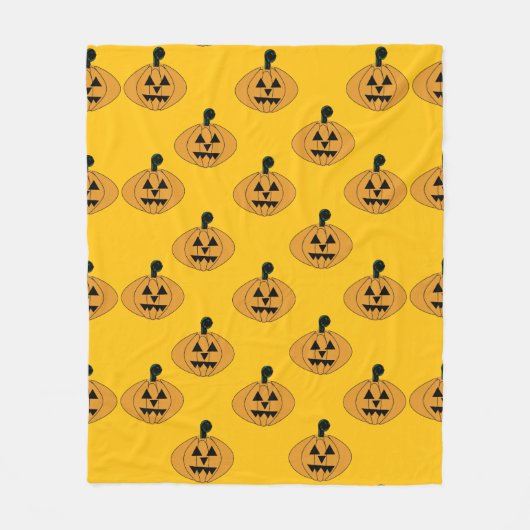 Pumpkins Fleecedecke (Vorderseite)